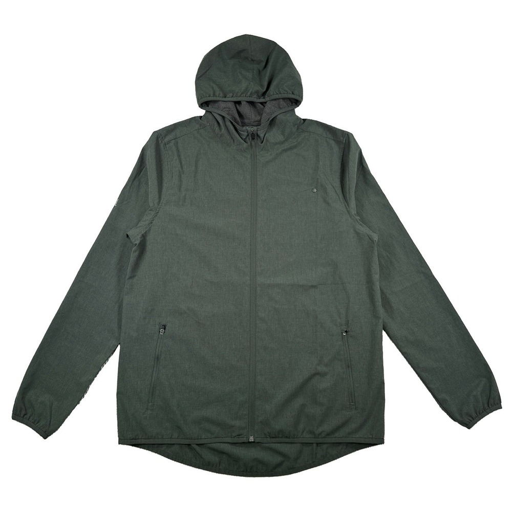 VUORI Outdoor Trainer Shell Jacket Hoody Men's Large Green V512 Activewear